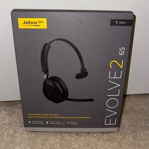 Jabra Evolve2 65 Wireless Headset - Black